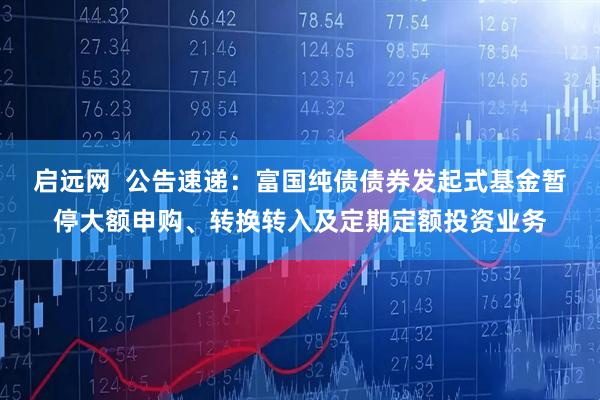 啟遠(yuǎn)網(wǎng)  公告速遞：富國純債債券發(fā)起式基金暫停大額申購、轉(zhuǎn)換轉(zhuǎn)入及定期定額投資業(yè)務(wù)