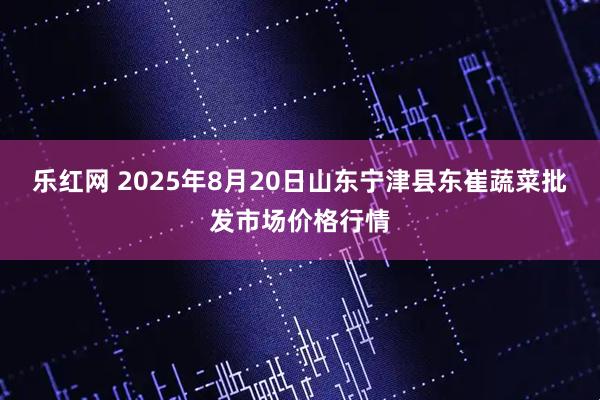 樂紅網(wǎng) 2025年8月20日山東寧津縣東崔蔬菜批發(fā)市場價(jià)格行情