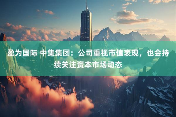 盈為國際 中集集團：公司重視市值表現，也會持續關注資本市場動態